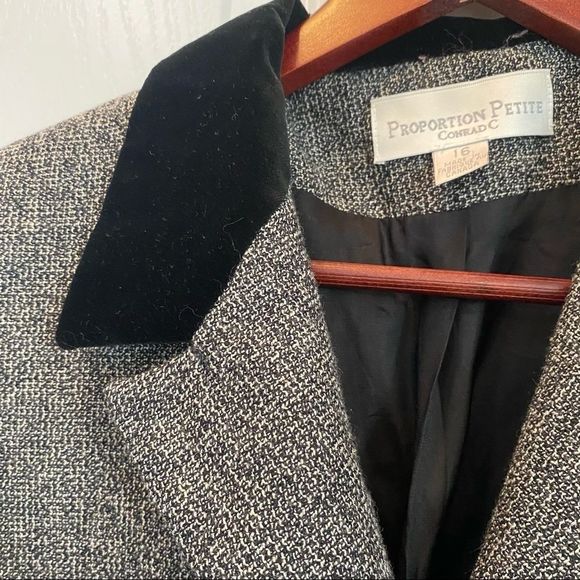 Vintage Proportion Petite Wool jacket size 16 - Picture 2 of 6